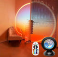 1pc-The new sunset light comes with earbuds and remote control in 16 colors Customized version